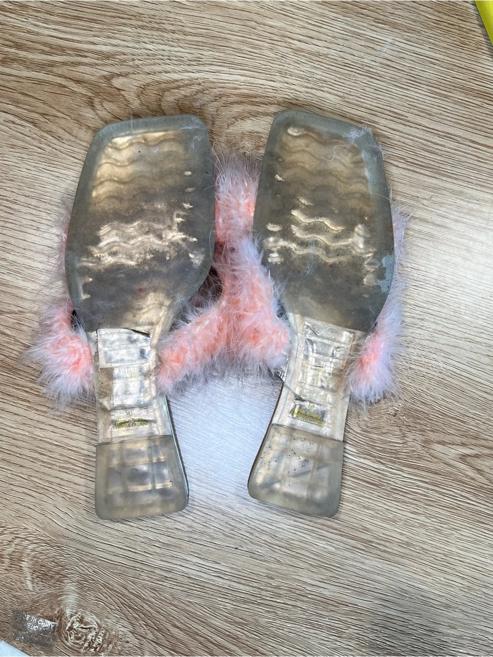 Jeffrey Campbell Crush On You Maribou Slippers size 10 - Picture 5 of 5